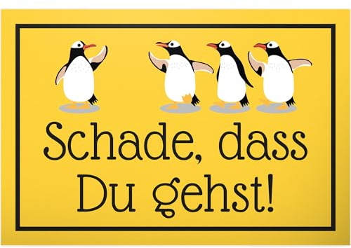 DankeDir! Abschied - 30 x 20 cm Schild - Kollegen Geschenkidee Freunde Jobwechsel Geschenk Abschiedsgeschenk Chef - Abschiedsparty Abschiedskarte Partydeko Karte Verabschiedung Büro