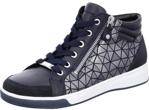 ara Damen Rom Sneaker, Blau, 41.5 EU
