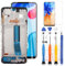 Pantalla LCD para OLED Xiaomi Redmi Note 11s Reemplazo Pantalla 2201117SG 2201117SI 2201117SY 2201117S LCD Pantalla Táctil Digitizer Asamblea Piezas con Herramientas(6.43,Negro con Marco)