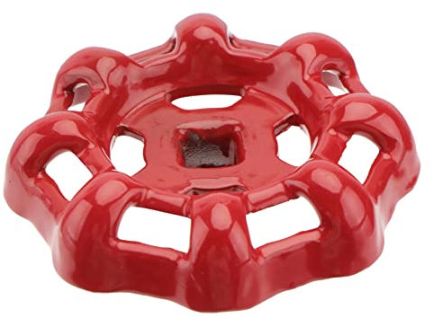 Healvian Absperrventil Mit Rotem Griff Handrad Für Wasserleitungen Dekorative Wasserrohranschlüsse Aus Ideal Für Garten Und Haushalt