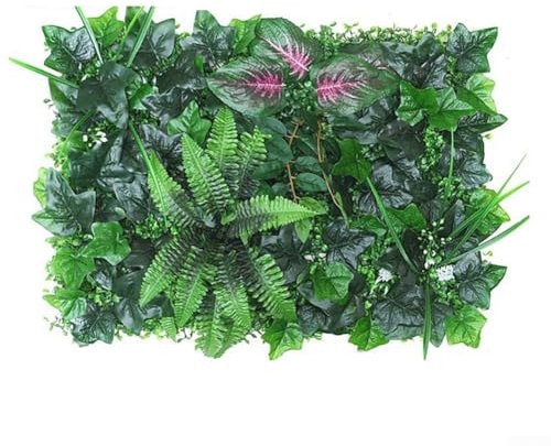 HpLive 40 x 60 cm Kunstrasen Kunststoff Kunstpflanze Wand Blume Pflanze Panel für Haus Garten Wanddekoration (2)