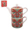 The Leonardo Collection William Morris Strawberry Thief Tea for One | Ceramic Teapot and Cup Set | Beautiful Gift for Home Use | Stylish Printed Teapot
