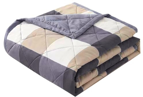 Generic Kühle Sommerdecke für heiße Schläfer und Nachtschweiß. Eisdecke zum Schlafen. Doppelte Decke mit Kälteeffekt. Kühle Faser-Eisdecke für alle Jahreszeiten, leicht Wohnzimmer (Blue, A)