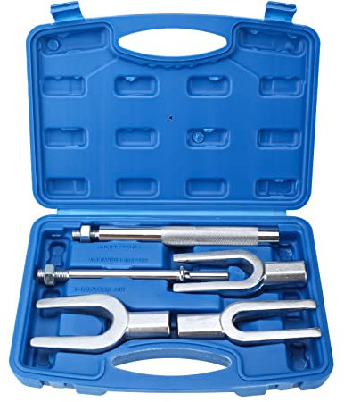HFGVBDNE 5pcs Ball Joint Separator Fork, Tie Rod End Pitman Arm Removal Tool Set, Ball Joint Splitter Fork for Cars and Light Trucks, 17.4 23.8 28.5 mm with Air Hammer Adapter