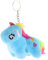 CIYODO Porte-clés Licorne Jouets Peluche Fête De La Licorne Faveurs De Fête D'anniversaire De Licorne Porte-clés Mignon Licorne Pinata Licorne Cotillons Licorne Coton Pp Blue