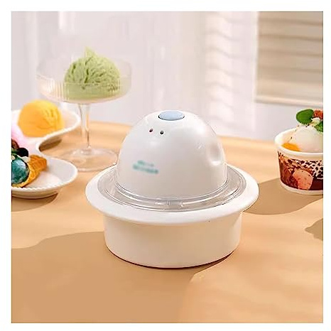 JUNCHENG1008 Ice Cream Maker Electric Ice Cream Maker,Mini Children's Ice Cream Machine Stall Small Fully Automatic Home Made Sweet Cone Ice Cream Ice Cream Machine Soft Serve Machine