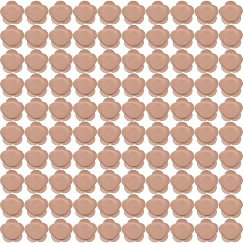100 Stück Rizinusöl-Bauchnabelpflaster, selbstklebendes Bauchnabelpflaster, Wickel mit ätherischen Ölen aus Bio-Baumwolle für Sport, Lesen, Reisen, Arbeit