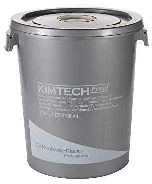 Kimtech Spendereimer für Poliertücher 7213 – 1 Spendereimer mit 300 Tüchern, weiß