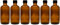 hocz 10 x 100 ml Tropfflasche Glasflaschen mit Tropfeinsatz | Farbe Braunglas | Füllmenge: 100 ml | Apothekerflasche | Dosierung von Flüssigkeiten E-Liquids