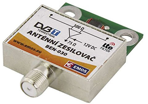 Preamplificador Antena Aplificacion 30 dB Entradas VHF/UHF