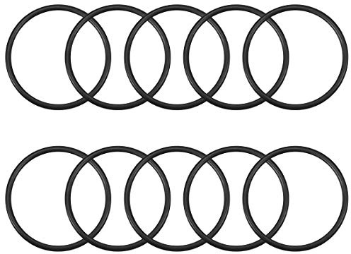 sourcing map 10 Stück O Ring 49,8mm x 56mm x 3,1mm Dichtung Metrische Nitrilkautschuk Dichtungsringe Dichtungen für Sahnespender Poolpumpe Schnellkupplung Umfülladapter