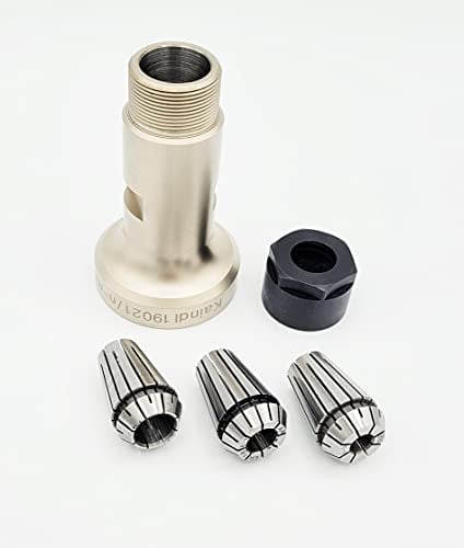 Kaindl Frässcheiben + Zubehör (Multi Shaft Spannzangenaufnahme für Winkelschleifer inkl. Spannzangen 6,8,10mm - Neue Ausführung)