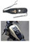 Leder-Gastank-Abdeckung mit Tasche für Harley Sportster XL 883 1200, Schwarz