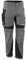 Grizzlyskin Bundhose Grau/Schwarz N48 - Unisex Workwear Arbeitshose für Männer und Damen mit vielen Taschen, Cordura-Schutzhose