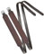 Total Saddle Fit Stabilitäts-Steigbügelriemen für Spring- und Dressurstile – breiter Korpus, englischer Steigbügelriemen – 137,2 cm – Braun