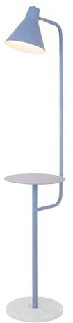 LANMOU Stehlampe, LED Standlampe mit Ablage, Standleuchte Dimmbar mit Touch und Fernbedienung Modern Metall Standleuchte für Wohnzimmer, Schlafzimmer und Büro, Terrasse, Blau