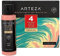 ARTEZA Acrylic Pouring Paint Set, 4 Spring Colors, 4 oz Bottles, High-Flow Paint, No Mixing Needed, Art Supplies for Canvas, Glass, Paper, Wood, Tile, and Stones