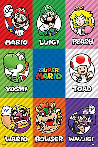Nintendo Poster, Mehrfarbig, Standard