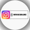 Fondant Tortenaufleger Tortenbild Geburtstag kompatibel mit Instagram Wunschname K1