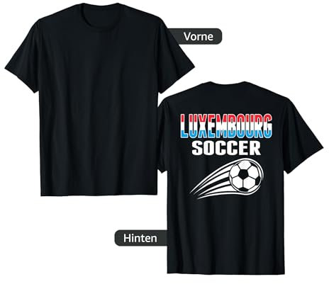 Proud Luxemburg Fußballfans Trikot Luxemburgischer Fußball T-Shirt