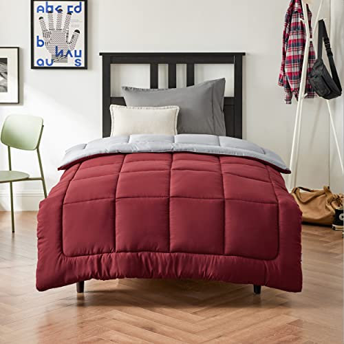 BEDSURE Bettdecke 135x200 - Ganzjahresdecke Wende-Steppdecke - Oeko-TEX Zertifiziert 300 GSM 4 Jahreszeiten Bettdecke 135x200cm Rosa, Weiche Warm 100% Polyester Schlafdecke für Allergiker