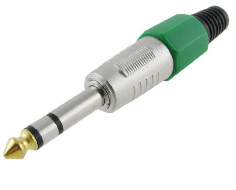 Ruilogod Microfono 6.3mm 1/4 Adapter Adapter AD Audio Connettore stereo