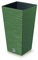 URBNLIVING Square Tall Modern Look Planter Flower Plant Pot Indoor Outdoor Garden Decor (Earth Green)