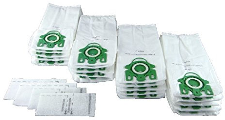 Yourspares Miele S7000, S7210, S7260, S7280 and S7580 Vacuum Bags Type U x 20 (Upright) + Filters