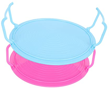 Cabilock Bandejas Vapor para Horno Microondas Rejilla Redonda Soporte Cocina Fácil Limpiar Suministros
