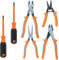 Klein Tools 9418R 1000V Isoliertes Werkzeugset mit Seitenschneider, Seitenschneider, Spitzzange, 2 Schraubendreher und Abisolierzange, 6-teilig