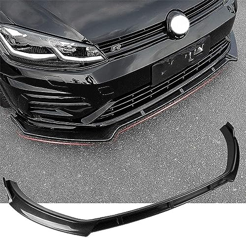 AMAIR Auto Spoiler Frontali per Golf 7/7.5 Mk7 GTI GTD 7R 2014-2019,Paraurti Lip Splitter Spoiler Protector Splitter Labbra Diffusore Body Kit