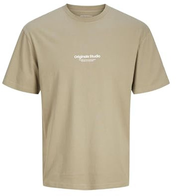 JACK&JONES Herren JORVESTERBRO Tee SS Crew Neck NOOS T-Shirt, Silver SageXXL