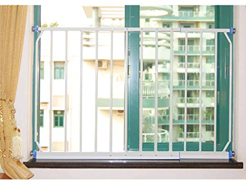 Generic Laufgitter Für Haustiere, Schutzgitter Mit 4 Druck-Einstellschrauben Für Fenster/Türen, Treppengeländer/a/260-335Cm