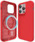 oakxco Silicone Case for iPhone 14 Pro Compatible with Magsafe Magnetic Wireless Charging, Slim Thin Soft Rubber Gel with Magnet, Matte TPU Mag Cover for Women Men, Red
