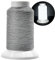 Reflektierendes Stickgarn, Stickmaschinengarn in Grau, Einzelrolle mit 1000 m (1093Y), Polyester-Stickgarn zum Sticken