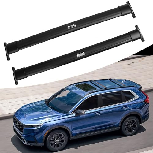 HHYHUJYG Dachträger, Für Honda CRV CR-V/CRV Hybrid 2023 2024,RelingträGer,offene Dachrelings mit,Dachträger Querstange,Lastenträger,Fracht Dachträger