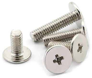 25pcs M2 M2.5 M3 M4 Small Flat Head Laptop Screws Mobile Notebook cruciform Slot Cross recessed Screws CZAOINCU(8mm,M2.5)