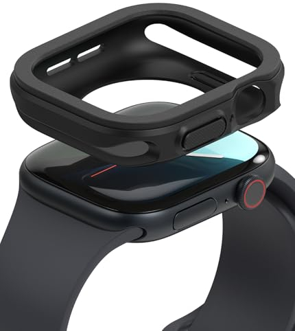 Ringke Air Sports Compatible con Protector Apple Watch 10 (46mm), Carcasa Queda como un Guante, Funda Ligera Delgada - Black