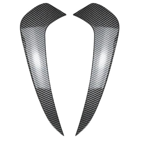 Yurefax Autospoiler, for Mercedes-Benz, GLC Coupe C254 2023+ GLC260 300 Auto Heckstoßstange Diffusor Splitter Spoiler Body Kit Heckflosse Heckspoiler(Carbon Look Black)