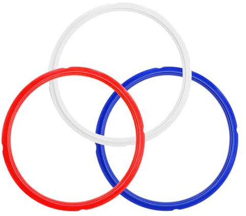 3Pcs Silicone Sealing Ring for Instant 5/6QT Pot,Ancable Replacement Seals Compatible for Instapot 5/6QT