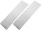 jojofuny Fireproof Metal Door Edge Hole Filler Plate Brass Kick Plate for Doors