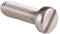 Muarted 10 STÜCKE M6 * 40 GB65 304 Edelstahl Zylinderkopfschrauben Schlitz Wort Flachkopfschraube
