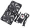 Ventilador doble para PC, 120 mm: ventilador de ordenador de 12 V, ajustable, con control de velocidad, para PC, portátil, TV Box y router