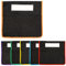 Foppla 6 PCs Stuhltaschen für Klassenzimmer mit leeren Namensschildkarten Polyester Klassenzimmerstuhl Taschen zuverlässige Stuhltaschen 6 Farben Student Stuhl Taschen für Kinder im Klassenzimmer