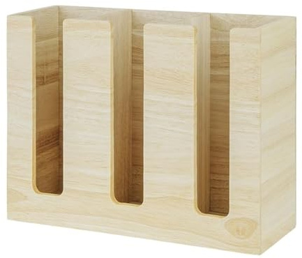 Olympia Hevea Wood Cup Organiser, 340x120x240mm | Saves counter space and keeps coffee stations tidy with durable, sustainable timber construction built for busy cafés.