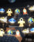 AceList 20 LED Weltall Lichterkette Kinderzimmer, 3m Warmweiß Lichterkette Batterie, Acryl Lichterkette Kinder für Innen, Baby Bett, Party Dekoration, Nachtlicht für Junge MäDchen Geschenk
