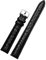 SFIWFOGD Krokodil-Uhrenarmband, kompatibel mit Longines Tissot IWC 12 mm, 13 mm, 14 mm, 15 mm, 16 mm, 17 mm, 18 mm, Schwarz, Braun, Weiße Linie, Alligator-Armband(Black-S pin,16mm)