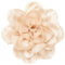CREATCABIN Broche Grande Fleur 20cm Abricot Extra Large Camélia Broches pour Vêtements Amovibles en Tissu Satiné Broches pour Femmes Robes Fête de Mariage Banquet Costume Accessoires Bijoux Cadeaux