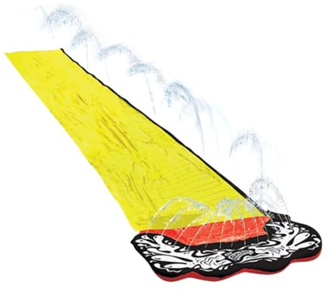 STGBCST Scivolo gonfiabile – 480 x 71 cm per bambini, grande scivolo da giardino, scivolo all'aperto con materiale in PVC per feste estive, giardino, prato e giochi d'acqua all'aperto