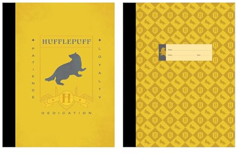 Harry Potter: Hufflepuff Composition Notebook Set (Set of 2)